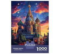 Rompecabezas De 1000 Piezas para Adultos St. Basil's Splendor-6 Rompecabezas para Adultos Juego De Ingenio Pero Divertido Y Humorístico Regalos De Cumpleaños Y Únicos 38x26cm/1000pcs