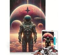 Rompecabezas de 1000 Piezas para Adultos Starman Un Viaje Espacial Juegos Familiares antiestrés colección de Artistas Bellas Artes 50x75cm