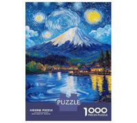 Rompecabezas De 1000 Piezas para Adultos Starry Mountain Reflections -1 Rompecabezas para Adolescentes Juego Práctico Desafío Difícil Regalo De Cumpleaños, Regalos, 70x50cm/1000pcs