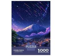 Rompecabezas De 1000 Piezas para Adultos Starry Night Village Rompecabezas para Adultos Juguete Decoración De Pared para La Diversión Familiar 52x38cm/1000pcs