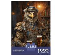 Rompecabezas De 1000 Piezas para Adultos Steampunk Beer Griffin Rompecabezas para Adultos Juego Práctico Decoración del Hogar Difícil Y Desafiante 38x26cm/1000pcs