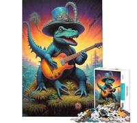 Rompecabezas de 1000 Piezas para Adultos Steampunk Dino Serenades Diversión en casa Actividades Divertidas Juego de ingenio para Pasar el Tiempo en casa Durante Las Vacaciones Apto para Mayores