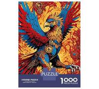 Rompecabezas De 1000 Piezas para Adultos Steampunk Phoenix Rompecabezas para Adultos Juegos Relajantes Análisis Y Lógica Oferta como Regalos para Toda La Familia 70x50cm/1000pcs