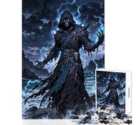Rompecabezas de 1000 Piezas para Adultos Storm Reaper︰ Wrath of The Abyssal Tide Decoración del hogar Juguetes Regalo Cumpleaños Juego práctico Actividades Divertidas en casa Tamaño 38x52cm