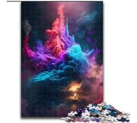 Rompecabezas de 1000 Piezas para Adultos Sueños Coloridos de Madera, Ideal para Regalar en Familia 50x75cm Ideal para decoración del hogar, Entrenamiento Mental y Regalos navideños