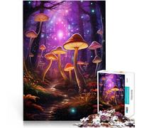 Rompecabezas de 1000 Piezas para Adultos Sueños del Bosque con Hongos mágicos Análisis y lógica Colección de Artistas, Bellas Artes 38x26cm