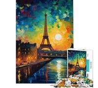Rompecabezas de 1000 Piezas para Adultos Sueños parisinos un desafío Educativo para la decoración del hogar Juguetes para Mayores de 14 años Juego de Rompecabezas Incluido (38x26cm)