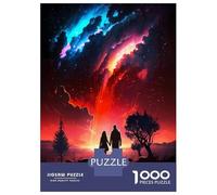 Rompecabezas De 1000 Piezas para Adultos Sunset Galaxy Landscape Rompecabezas para Adolescentes Juguetes De Bricolaje Desafío Difícil Juego Desafiante Regalos 38x26cm/1000pcs