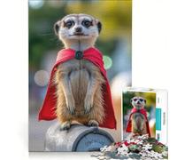 Rompecabezas de 1000 Piezas para Adultos Superhéroe Suricata Juego Educativo difícil y desafiante cumpleaños 50x75cm