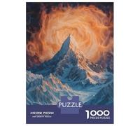 Rompecabezas De 1000 Piezas para Adultos Surreal Snowy Mountain Rompecabezas para Adultos Juegos Relajantes Regalo De Cumpleaños Regalos Y Cumpleaños Únicos 52x38cm/1000pcs