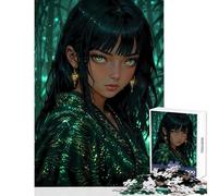 Rompecabezas de 1000 Piezas para Adultos Susurros del Reino de Jade Juguete Decoración de Pared Gran Regalo para Juegos Juego Familiar Mejora el Amor Entre Parejas Tamaño 38x52cm