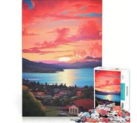 Rompecabezas de 1000 Piezas para Adultos SUVA Pintura al óleo Juegos Familiares Entrena tu Cerebro y Tus Manos Oferta como Regalo para Toda la Familia 38x26cm