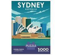 Rompecabezas De 1000 Piezas para Adultos Sydney Australia Travel (3) Rompecabezas para Adultos Juego De Ingenio para La Diversión Familiar Cumpleaños 70x50cm/1000pcs