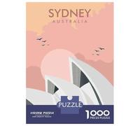 Rompecabezas De 1000 Piezas para Adultos Sydney Australia Travel Print Rompecabezas para Adultos Juego Familiar Difícil Difícil Y Desafiante 70x50cm/1000pcs