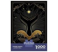 Rompecabezas De 1000 Piezas para Adultos Tarot The Wale Rompecabezas para Adultos Juegos Familiares Carrera De Velocidad Manual Regalo De Cumpleaños, Regalos, 38x26cm/1000pcs