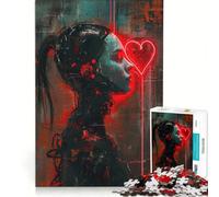 Rompecabezas de 1000 Piezas para Adultos Te extraño, Juego Familiar, para Relajarse intelectualmente y Fortalecer el Amor en Pareja 38x26cm