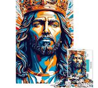 Rompecabezas de 1000 Piezas para Adultos temática Religiosa y Pop Art Ideal para Adultos antiestrés para Pasar el Tiempo en casa y ejercitar el Cerebro (tamaño 38x26cm)