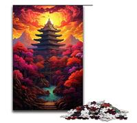 Rompecabezas de 1000 Piezas para Adultos Templo Bulguksa Corea del Sur Juego Educativo desafío Juguete Obra de Arte Regalo 75 x 50 cm