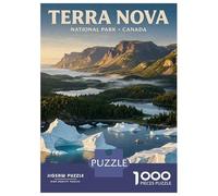 Rompecabezas De 1000 Piezas para Adultos Terra Nova National Park, Canada Rompecabezas para Adultos Juegos Divertidos Corte De Precisión Actividades Divertidas En Casa, 52x38cm/1000pcs