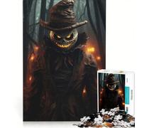 Rompecabezas de 1000 Piezas para Adultos Terror Crepuscular Juego Imposible Interacción Entre Padres e Hijos para cumpleaños y Navidad 50x75cm