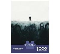 Rompecabezas De 1000 Piezas Para Adultos Thalassophobia Solitary Figure in Dark Waters Rompecabezas Para Adultos Juegos Divertidos Análisis Y Lógica Oferta Como Regalos Para Toda La Familia 52x38cm/10