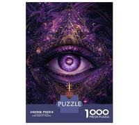 Rompecabezas De 1000 Piezas para Adultos The All Seeing Eye Rompecabezas para Adultos Juegos Familiares para La Diversión Familiar Regalo De Cumpleaños, Regalos, 52x38cm/1000pcs