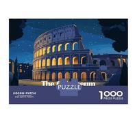 Rompecabezas De 1000 Piezas para Adultos The Colosseum at Night, Italy Rompecabezas para Adolescentes Juego De Ingenio Desafío Difícil Juego Desafiante Regalos 52x38cm/1000pcs