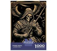 Rompecabezas De 1000 Piezas para Adultos The Death Tarot Card Rompecabezas Antiestrés Juguetes Difíciles Cumpleaños Y Navidad 38x26cm/1000pcs