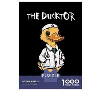 Rompecabezas De 1000 Piezas para Adultos The Ducktor Duck Goose Rompecabezas para Adultos Juegos Relajantes Regalos para Mujeres Desafiantes para Completar 70x50cm/1000pcs