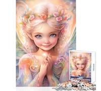 Rompecabezas de 1000 Piezas para Adultos The Fairy Faith Juguetes antiestrés Gran Regalo Juegos de relajación Que mejoran el Amor en Pareja tamaño 38x52cm