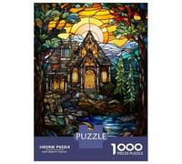 Rompecabezas De 1000 Piezas para Adultos The Forest Home Rompecabezas Juego Familiar para La Diversión Familiar Oferta como Regalo para Toda La Familia 70x50cm/1000pcs