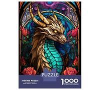 Rompecabezas De 1000 Piezas para Adultos The Golden Dragon Rompecabezas Juegos Divertidos para La Diversión Familiar Cumpleaños Y Navidad 38x26cm/1000pcs