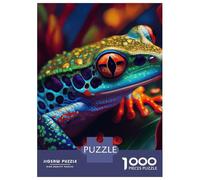 Rompecabezas De 1000 Piezas para Adultos The Little Jumping Frog 2 Rompecabezas para Adultos Juego De Ingenio Patrón De Ensamblaje Oferta como Regalo para Toda La Familia 52x38cm/1000pcs
