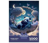 Rompecabezas De 1000 Piezas para Adultos The Mystic Panda Rompecabezas para Adolescentes Juego Práctico Desafío Difícil Regalo De Cumpleaños, Regalos, 52x38cm/1000pcs