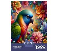 Rompecabezas De 1000 Piezas para Adultos The Parrot Is My Friend Rompecabezas De Juguete Decoración De Pared Una Obra De Arte Cumpleaños Y Navidad 70x50cm/1000pcs