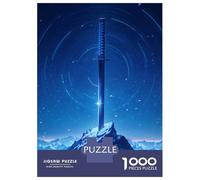 Rompecabezas De 1000 Piezas para Adultos The Polaris Sword Rompecabezas Juegos Divertidos Vacaciones En Casa Matar El Tiempo Cumpleaños Y Navidad 38x26cm/1000pcs