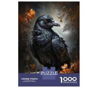 Rompecabezas De 1000 Piezas para Adultos The Raven Scholar Rompecabezas Juego De Ingenio Carrera De Velocidad De Manos Interacción Entre Padres E Hijos 38x26cm/1000pcs