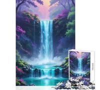 Rompecabezas de 1000 Piezas para Adultos The Secret Waterfall Oasis Juguetes de decoración del hogar Gran Regalo para Juegos Juegos de relajación Mejora del Amor en Pareja tamaño 38x26cm
