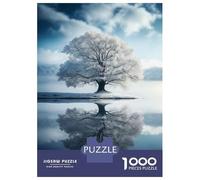 Rompecabezas De 1000 Piezas para Adultos The Winter Tree of Life Rompecabezas para Adultos Juego Práctico Decoración Perfecta Regalos De Cumpleaños Y Únicos 52x38cm/1000pcs