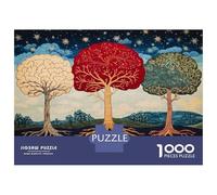 Rompecabezas De 1000 Piezas para Adultos Three Trees Tapestry Wall Hanging Rompecabezas para Adultos Juegos Relajantes Pero Divertidos Y Humorísticos Desafiante De Completar 70x50cm/1000pcs