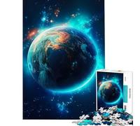 Rompecabezas de 1000 Piezas para Adultos Tierra frágil Tellus Divertido Juego Educativo Juguete desafiante Gran Regalo Desafío difícil (Tamaño 38x52cm)