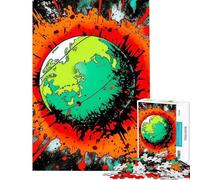 Rompecabezas de 1000 Piezas para Adultos Tierra frágil Tellus Rompecabezas para Adultos Juegos relajantes para divertirse en Familia Ideal para cumpleaños y Navidad (tamaño 38x26cm)