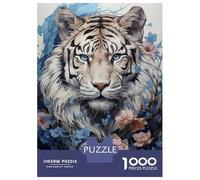 Rompecabezas De 1000 Piezas para Adultos Tiger Hues Rompecabezas para Adultos Juegos De Relajación Desafío Difícil Ayuda A Ejercitar El Cerebro 52x38cm/1000pcs