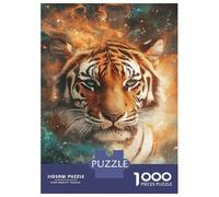 Rompecabezas De 1000 Piezas para Adultos Tiger in Cosmos-5 Rompecabezas para Adultos Juegos Divertidos Una Obra De Arte Oferta como Regalos para Toda La Familia 70x50cm/1000pcs