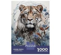 Rompecabezas De 1000 Piezas para Adultos Tiger King of The Jungle Rompecabezas para Adolescentes Juegos Familiares Difícil Difícil Interacción Entre Padres E Hijos 70x50cm/1000pcs