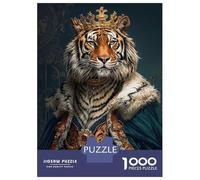 Rompecabezas De 1000 Piezas para Adultos Tiger King Rompecabezas para Adultos Juego Familiar Análisis Y Lógica Cumpleaños Y Navidad 70x50cm/1000pcs