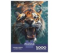 Rompecabezas De 1000 Piezas para Adultos Tiger Sea Rompecabezas para Adultos Juegos Familiares Pero Divertidos Y Humorísticos Regalo De Cumpleaños, Regalos, 52x38cm/1000pcs