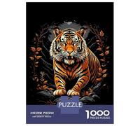 Rompecabezas De 1000 Piezas para Adultos Tiger Wild Life Pop Art Rompecabezas para Adultos Juego Familiar Vacaciones En Casa Matar El Tiempo Desafiante De Completar 70x50cm/1000pcs