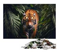 Rompecabezas de 1000 Piezas para Adultos: Tigres en la Jungla Una Obra de Arte para Adolescentes a Partir de 14 años (tamaño 75 x 50 cm)