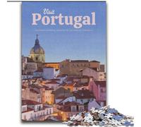 Rompecabezas de 1000 Piezas para Adultos, Toda la Familia 75x100cm Visita Portugal